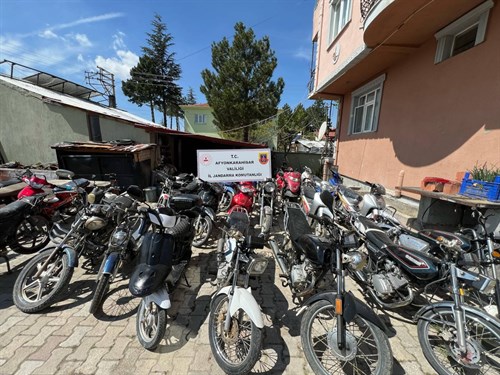 Motosiklet Hırsızlığına Jandarmadan Büyük Darbe